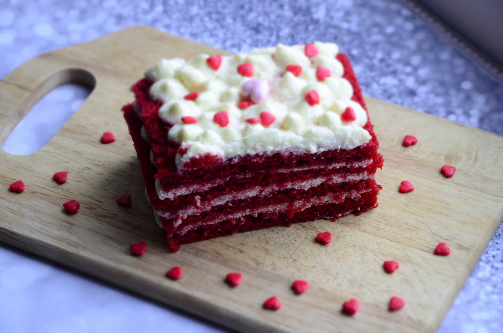 Raspberry Red Velvet - The Food Crunch